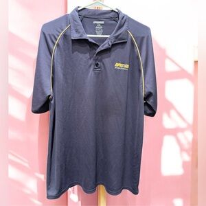 Upward basketball Navy dri fit collard shirt XL